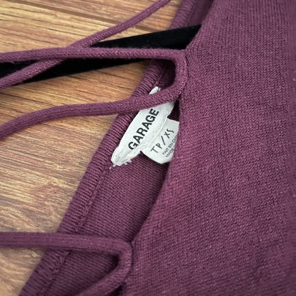 Open Back Long Sleeve Top - Picture 3 of 3